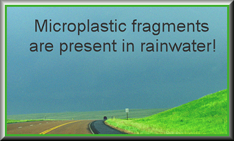 Microplastics are present in rainwater